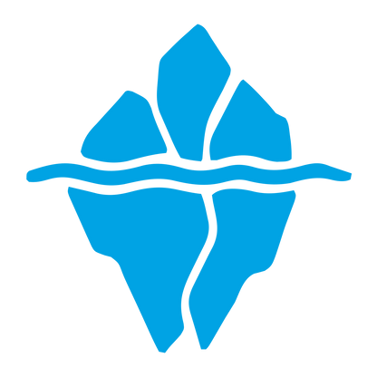 Iceberg Wave Logo #00a3e4