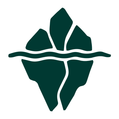 Iceberg Wave Logo #003932