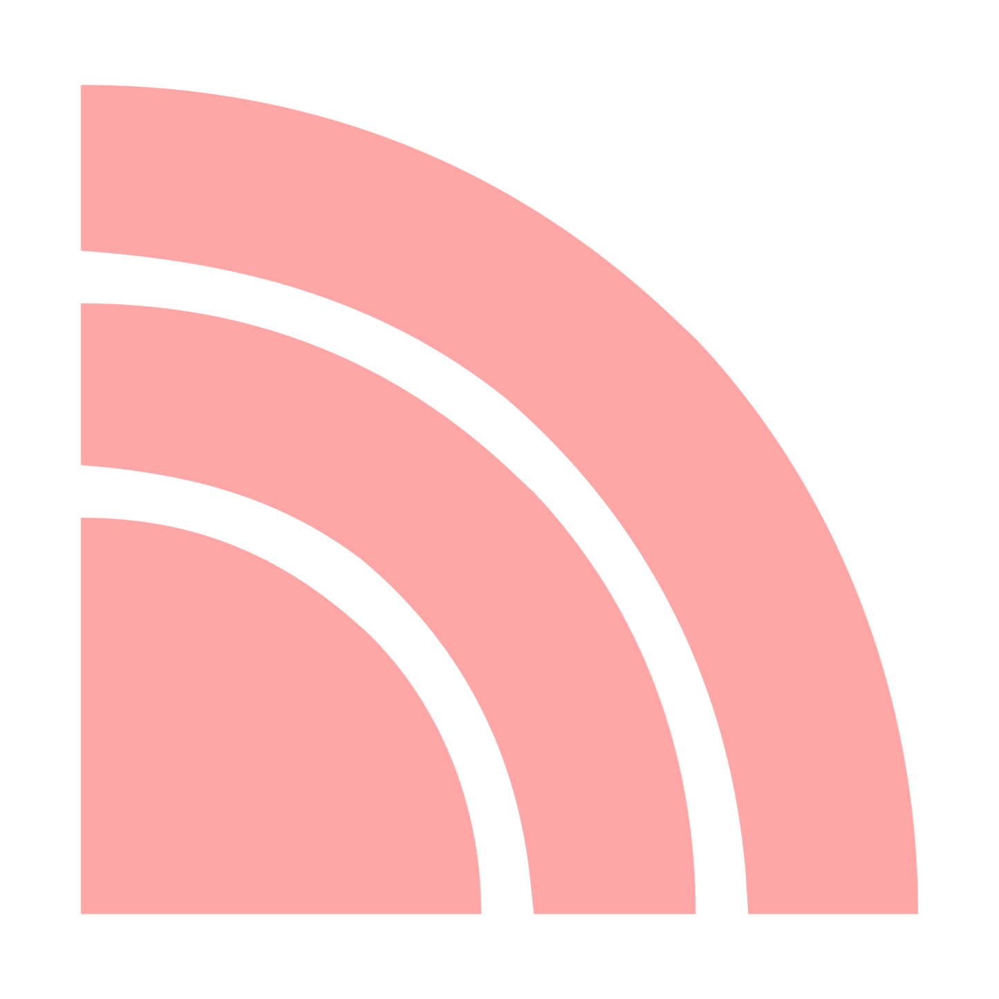 Signal Arc Rainbow Logo #ffa6a6