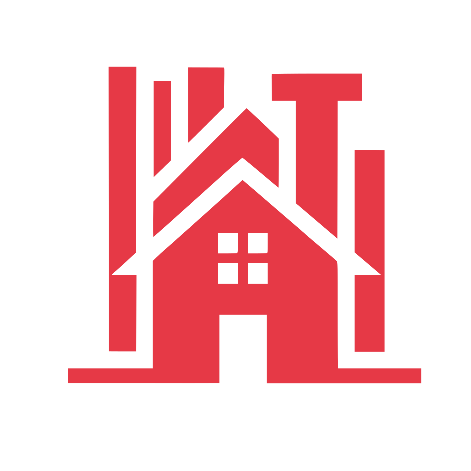 Real Estate Logo #E63946