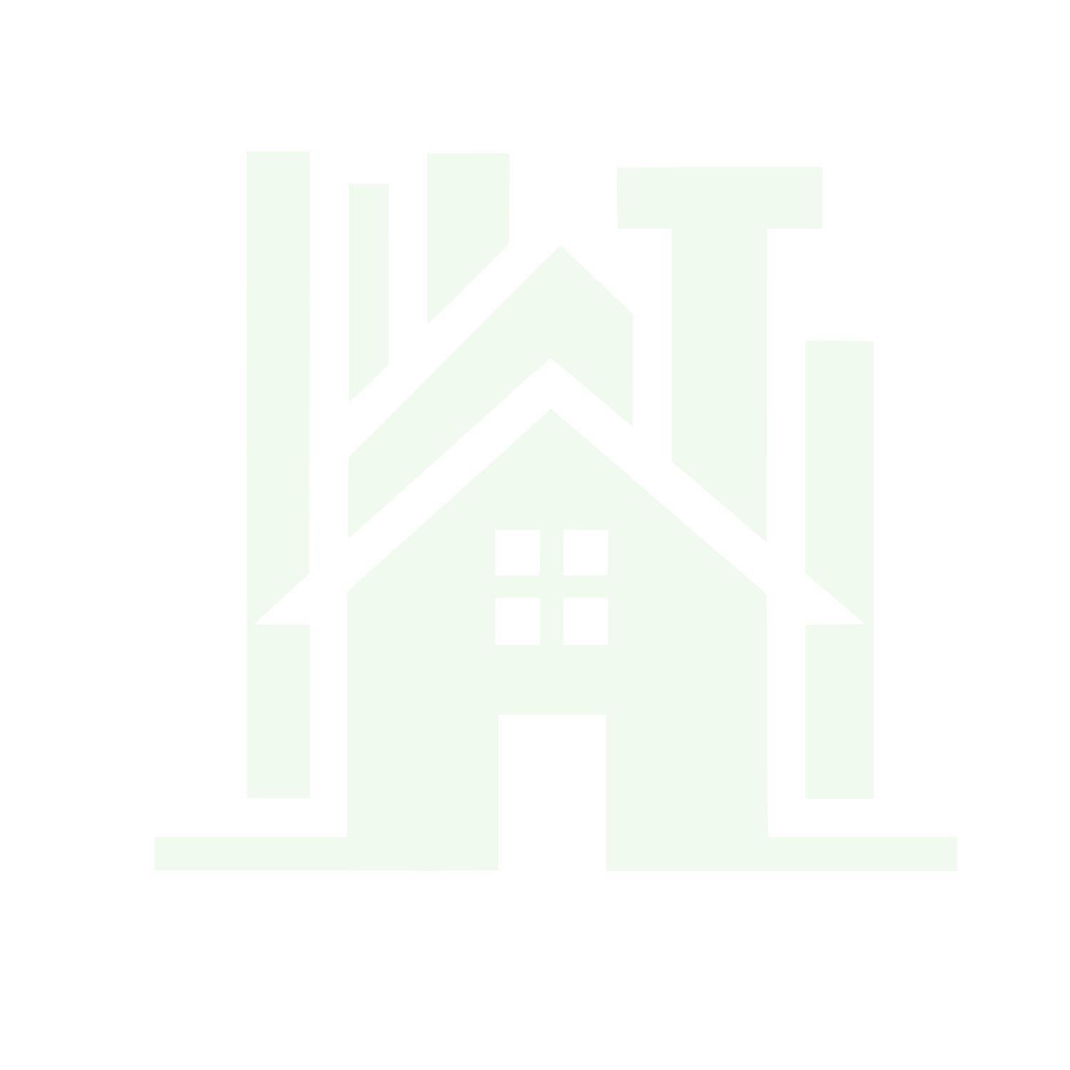 Real Estate Logo #F1FAEE