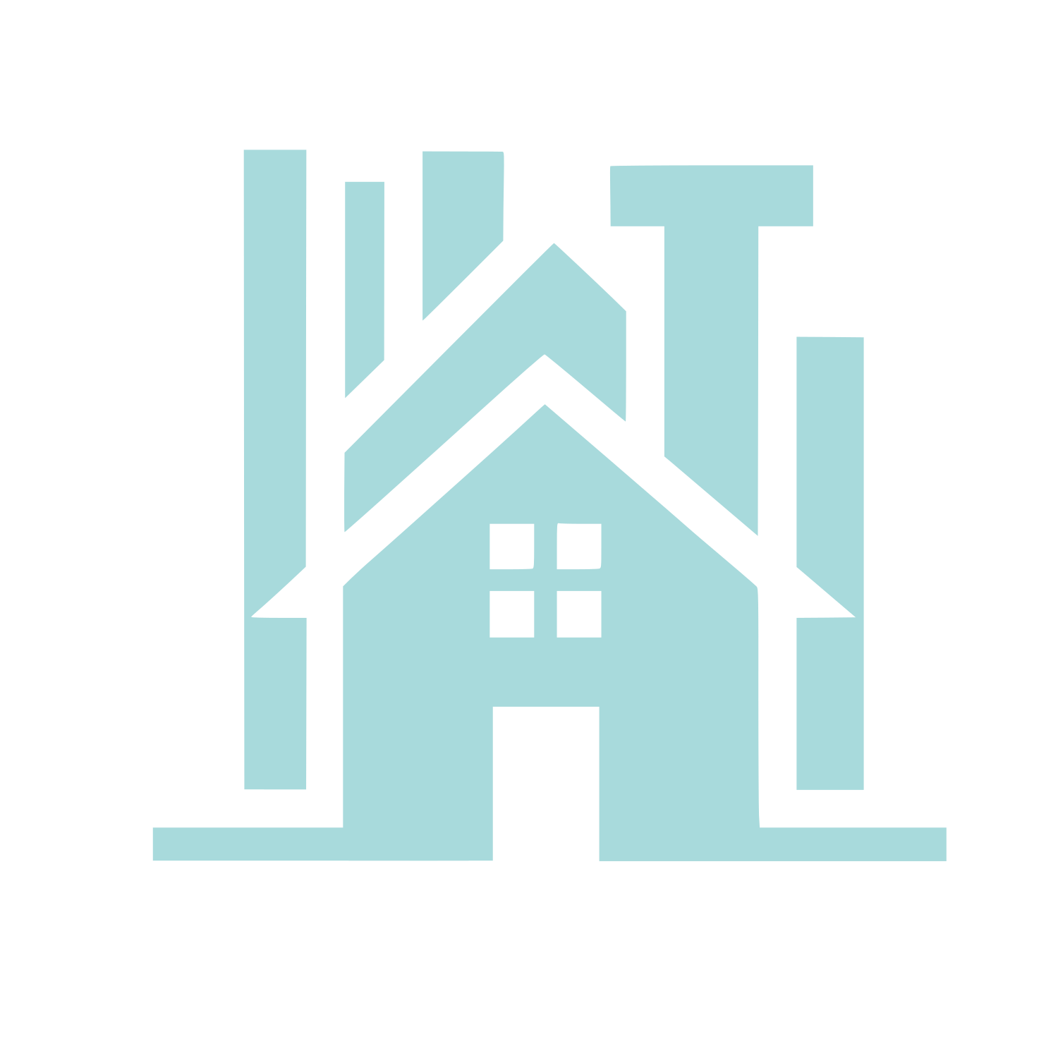 Real Estate Logo #A8DADC