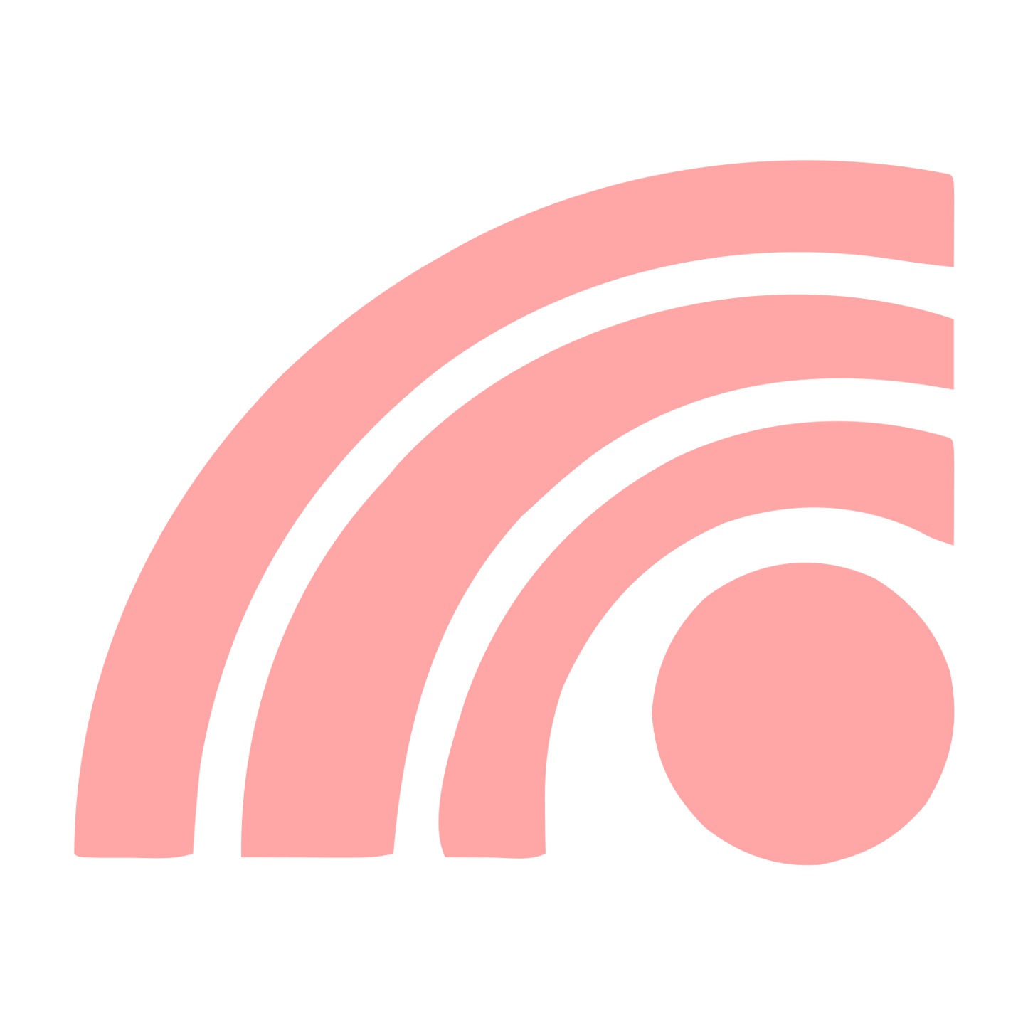 Signal Arc Rainbow Logo #ffa6a6