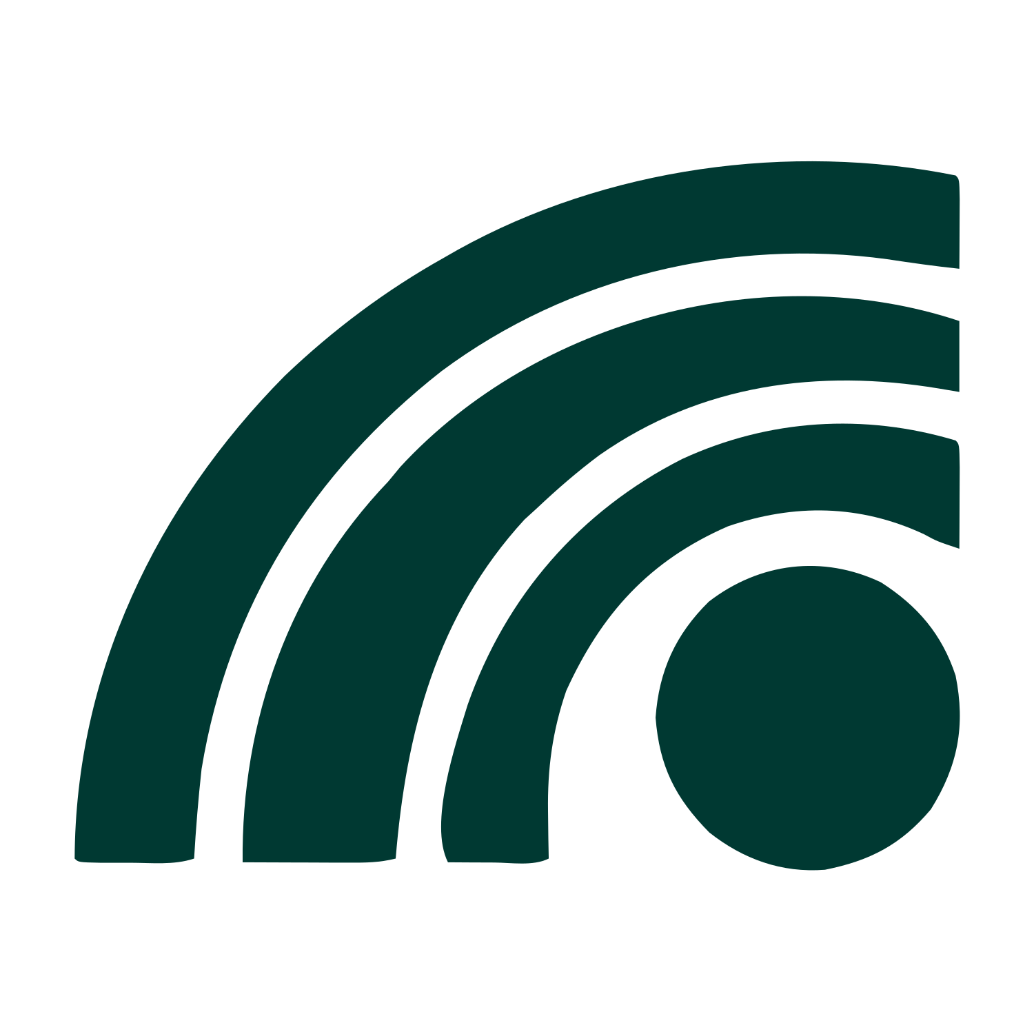 Signal Arc Rainbow Logo #003932