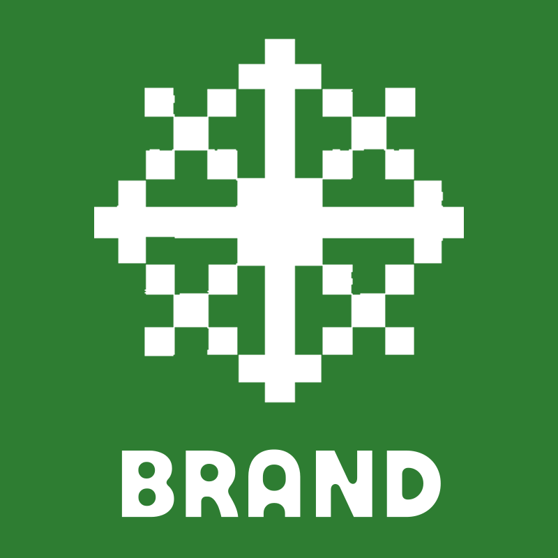 Pixel Snowflake Logo preview