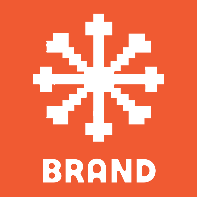 Pixel Snowflake Logo preview