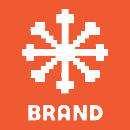 Pixel Snowflake Logo preview