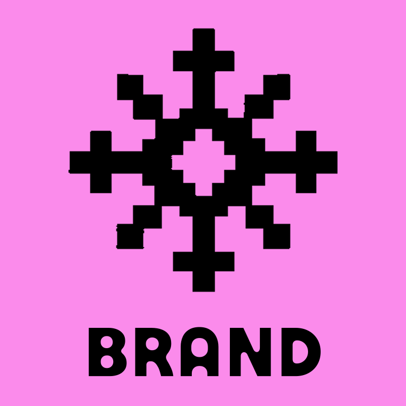 Pixel Snowflake Logo preview