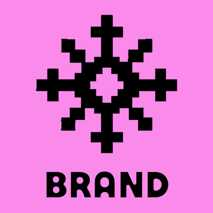 Pixel Snowflake Logo preview