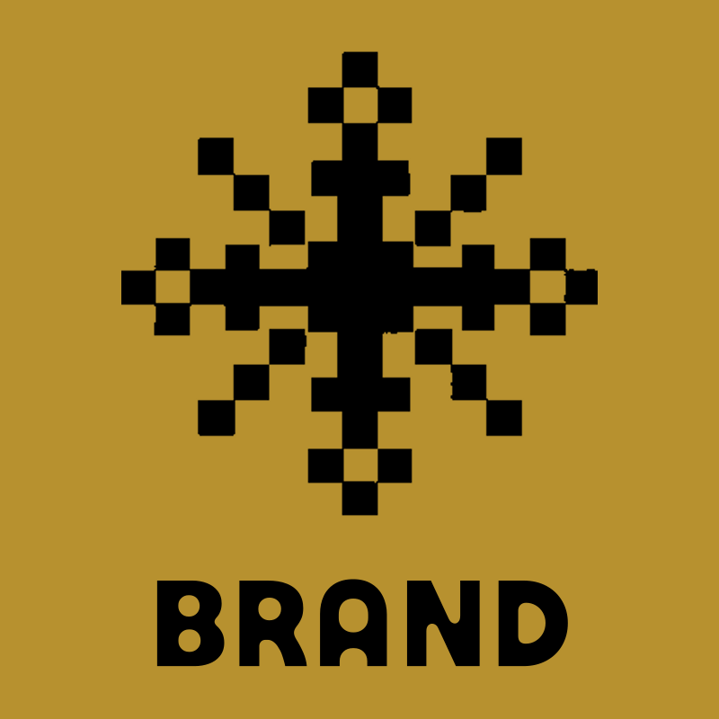 Pixel Snowflake Logo preview