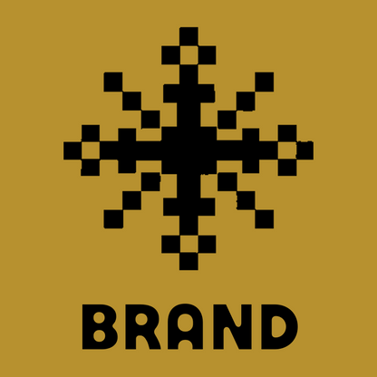 Pixel Snowflake Logo preview