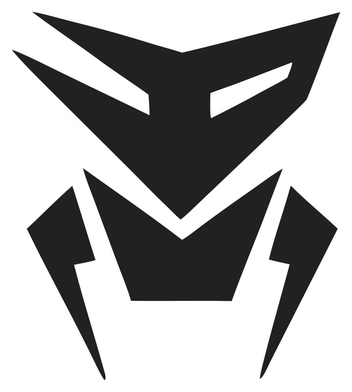 Industrial Robot Face Logo