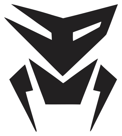 Industrial Robot Face Logo