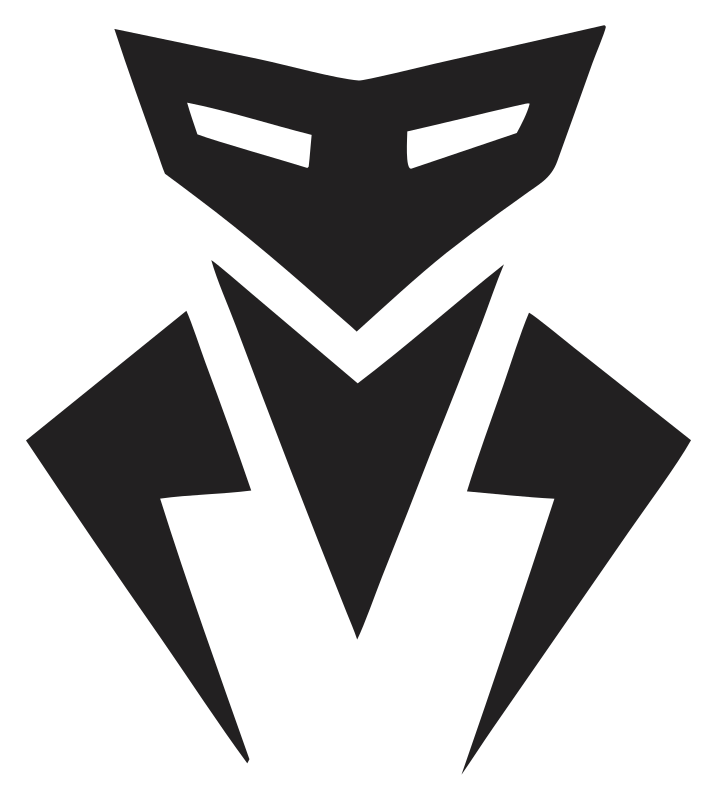 Masked Robot Head Logo