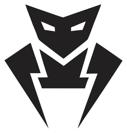 Robot Mask Villain Logo