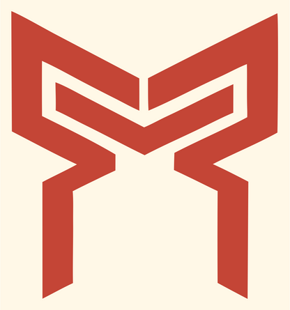 Owl Eye Butterfly Logo #fff8e7/#c44536