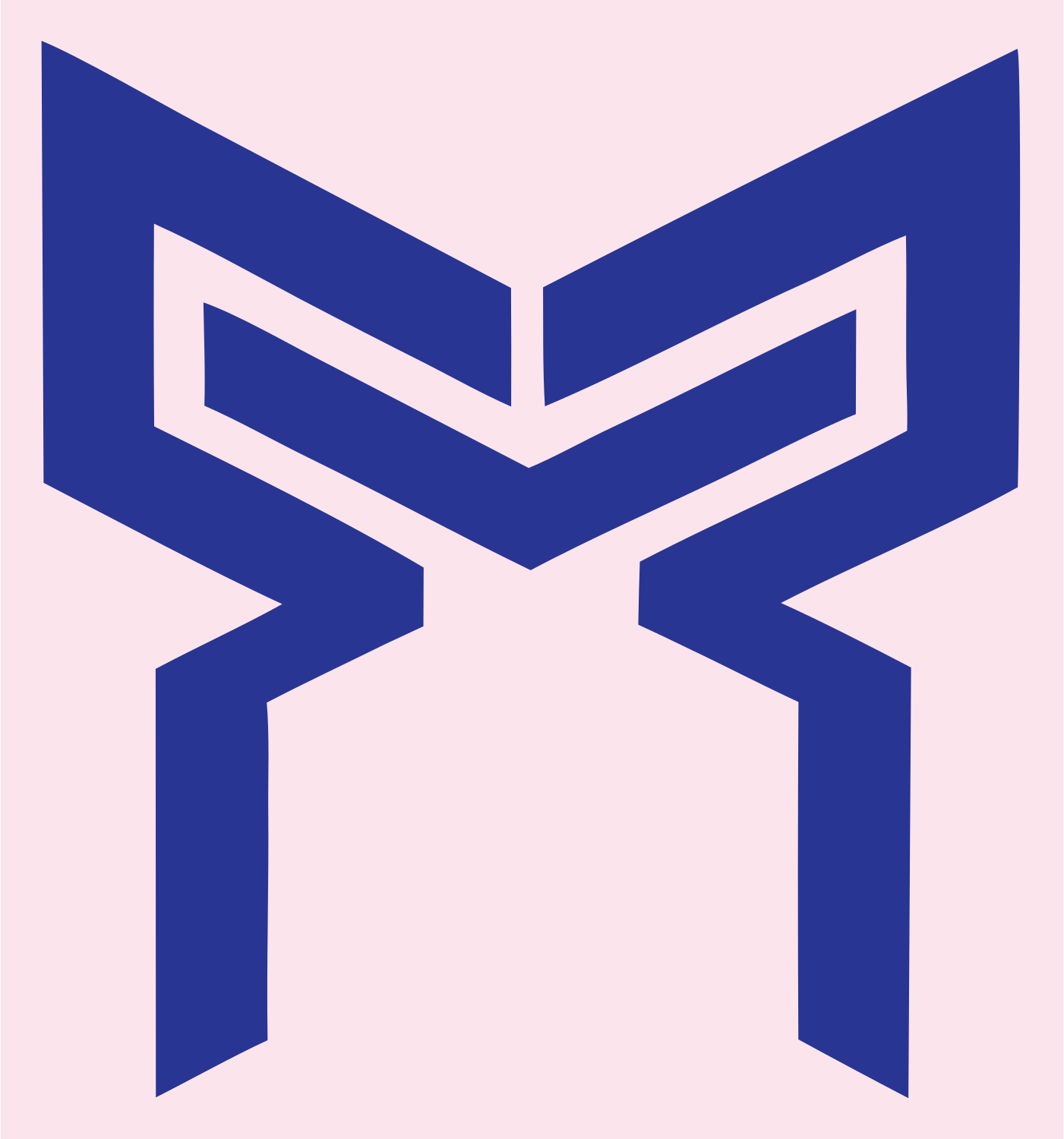 Owl Eye Butterfly Logo #fce4ec/#283593