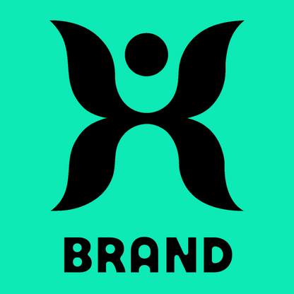 Human Figure Butterfly Logo preview