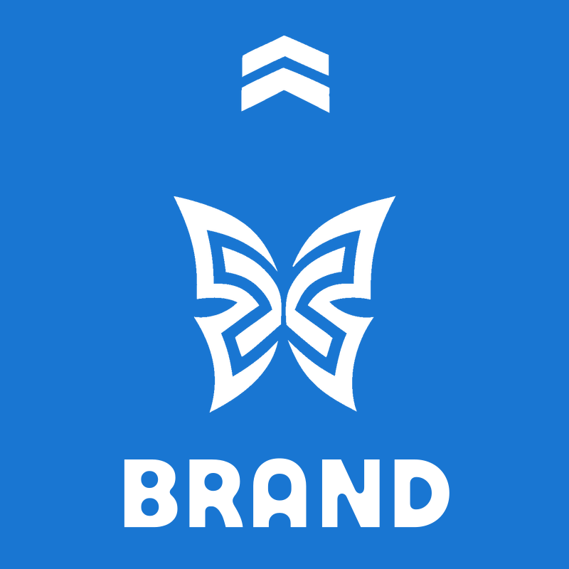 Angular Tribal Butterfly Logo preview