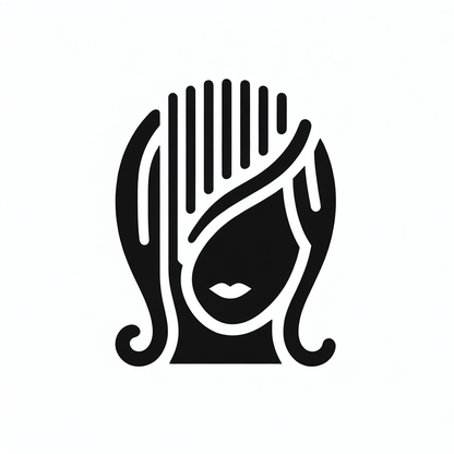 Face with Focus on Hair Logo