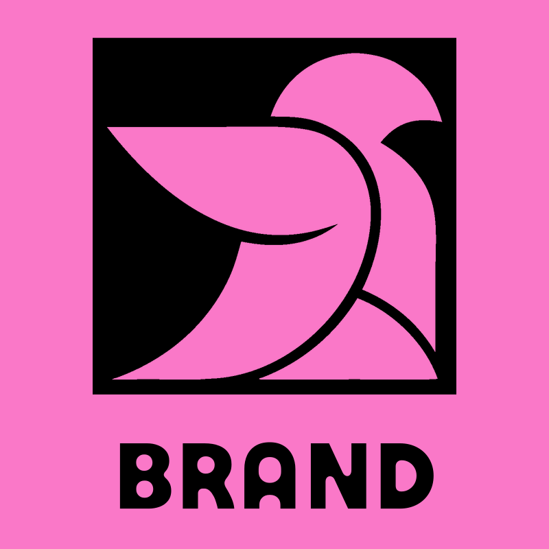 Abstract Dove Curve Logo preview