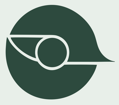 Dove Circle Orbit Logo #e8efe9/#2d4a3e