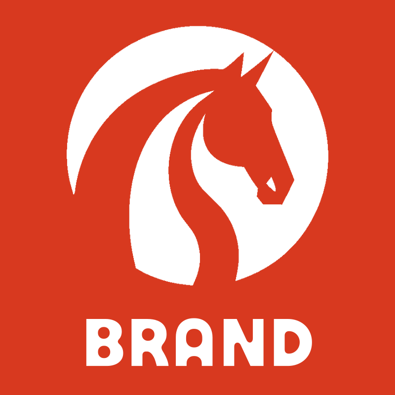 Horse Silhouette Circle Logo preview
