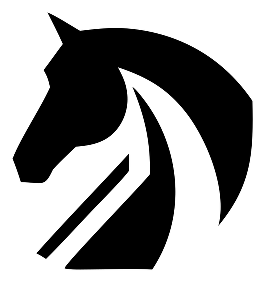 Horse Head Stripe Logo