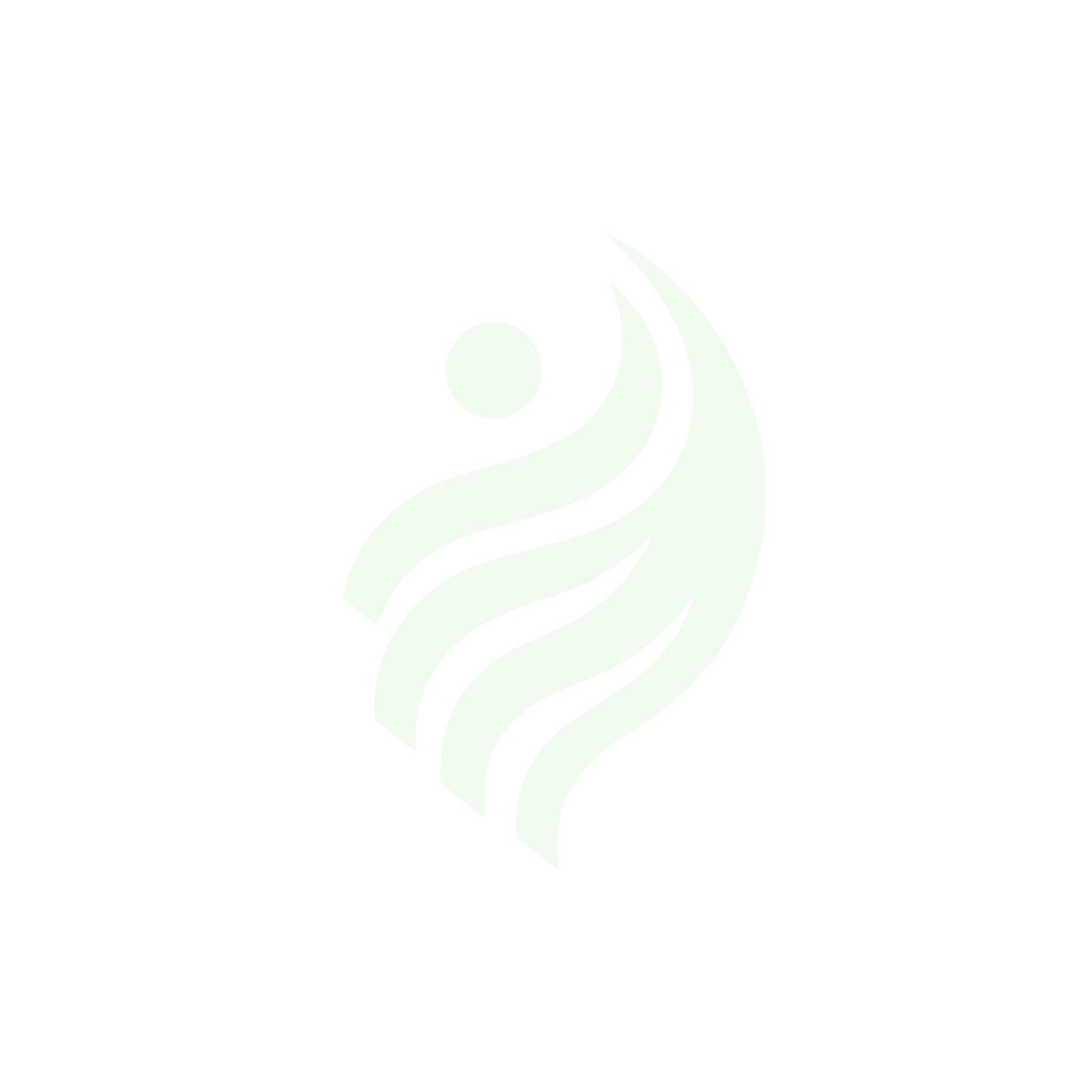 Hair Salon Logo #F1FAEE