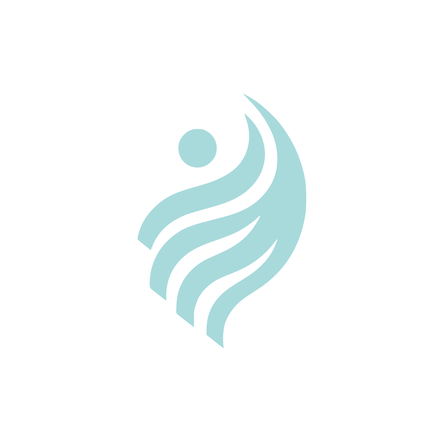 Hair Salon Logo #A8DADC