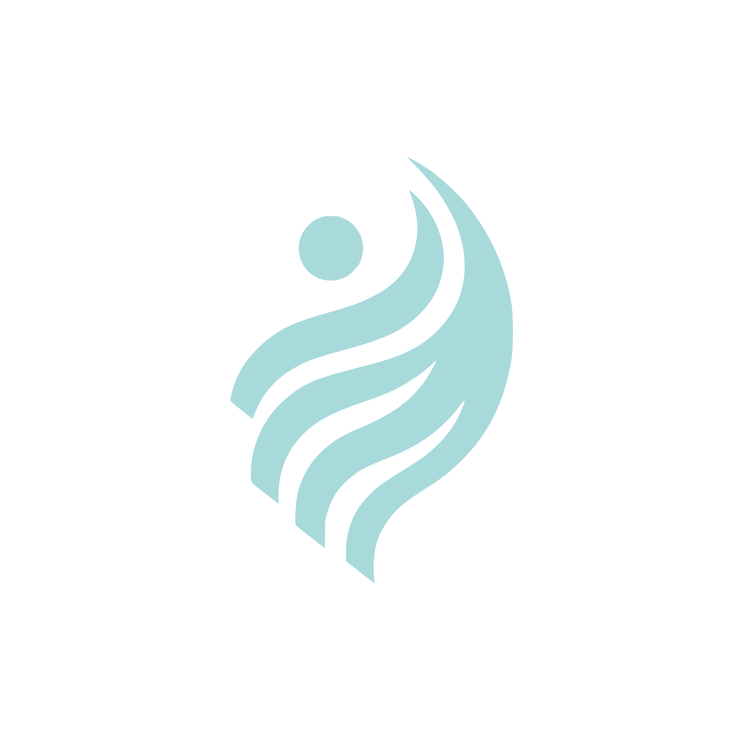 Hair Salon Logo #A8DADC