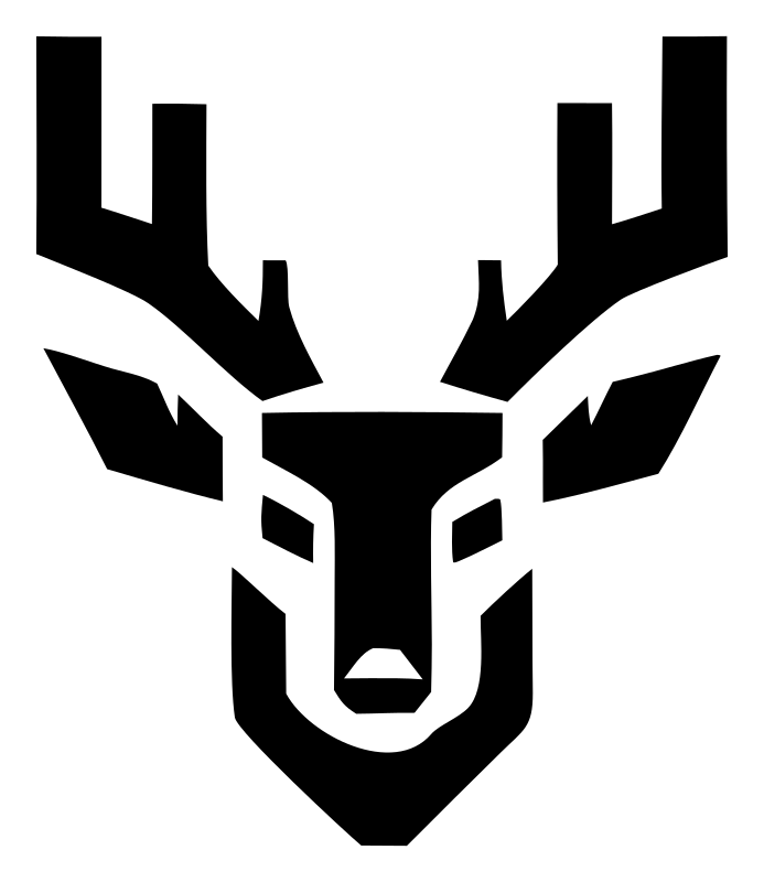 Angular Deer Antler Logo