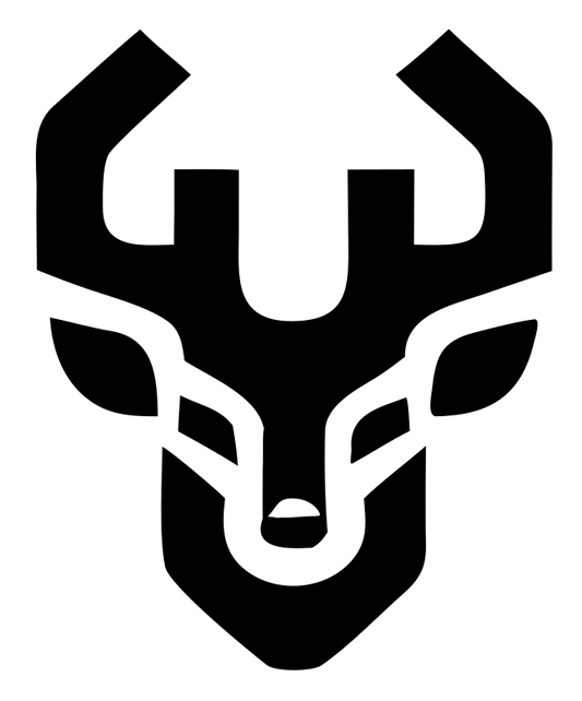 Brutalist Buck Face Logo