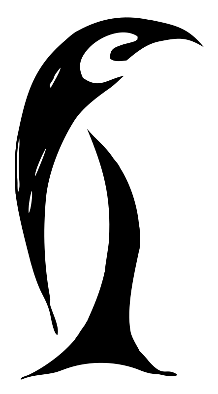 Hand-Drawn Penguin Logo
