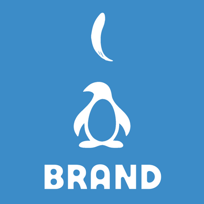 Penguin and Feather Logo preview
