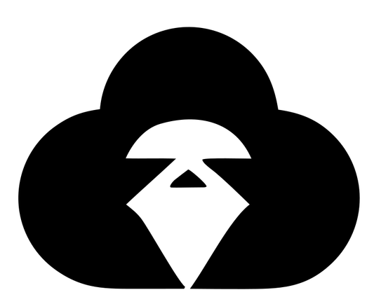 Sloth Cloud Silhouette Logo
