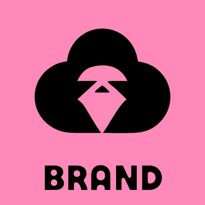 Sloth Cloud Silhouette Logo preview