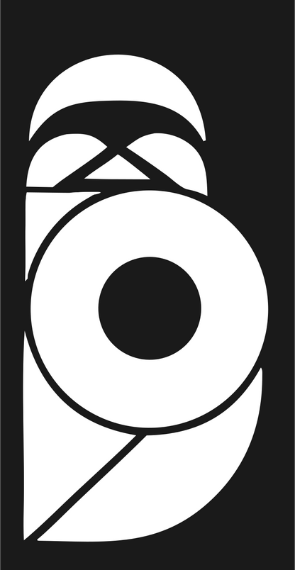 Sloth Overlap Stack Logo #1a1a1a/#ffffff