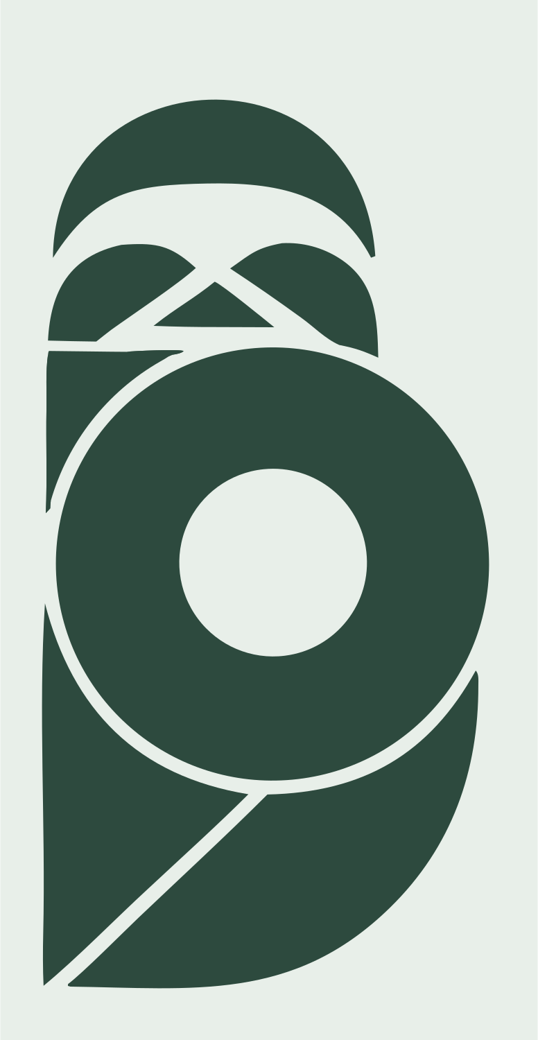 Sloth Overlap Stack Logo #e8efe9/#2d4a3e