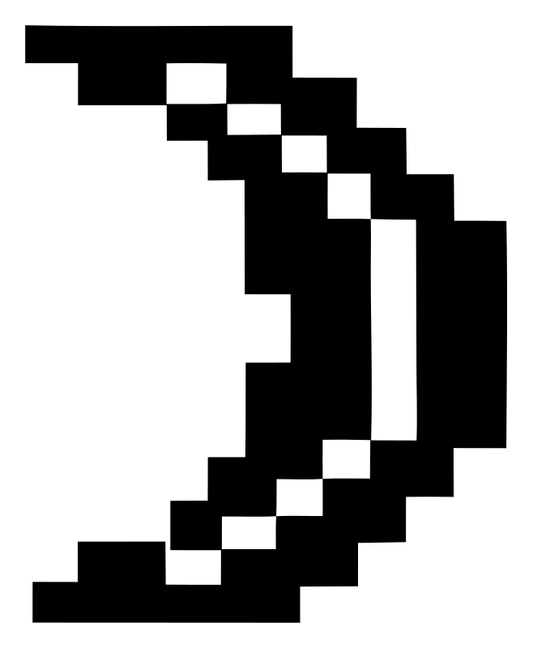 8-Bit Falling Leaf Logo