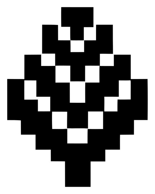 Pixel Art Leaf Logo