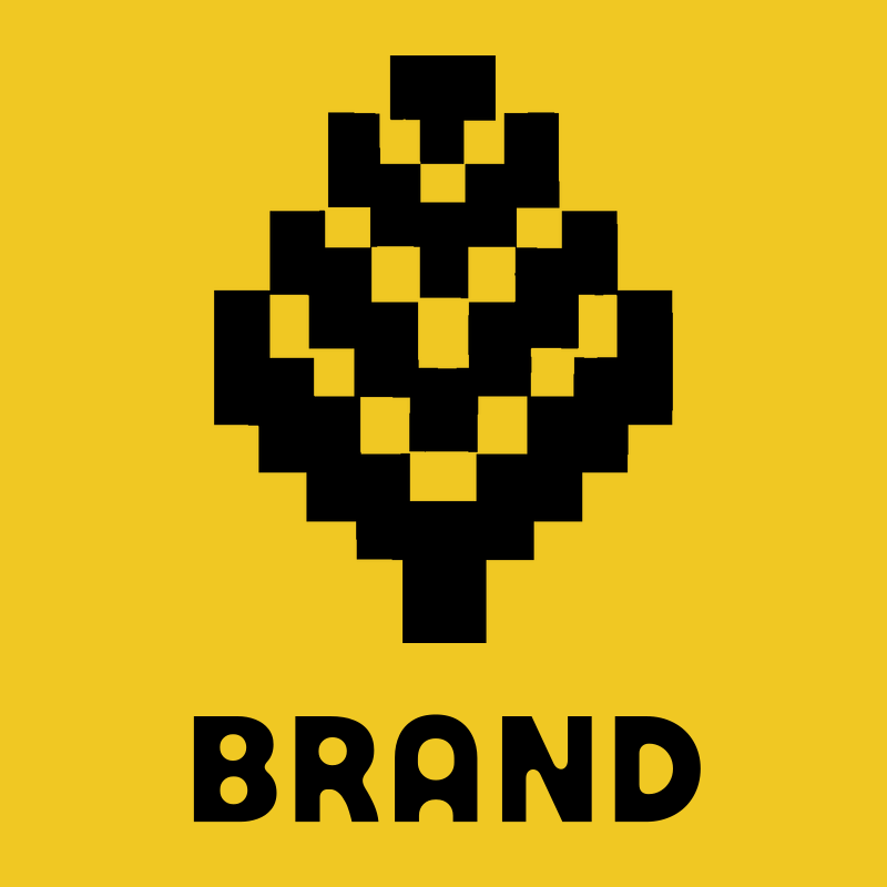 Pixel Art Leaf Logo preview