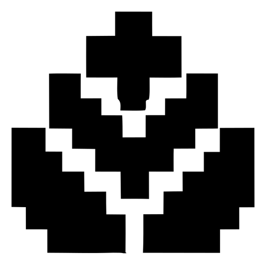 Pixel Lotus Flower Logo