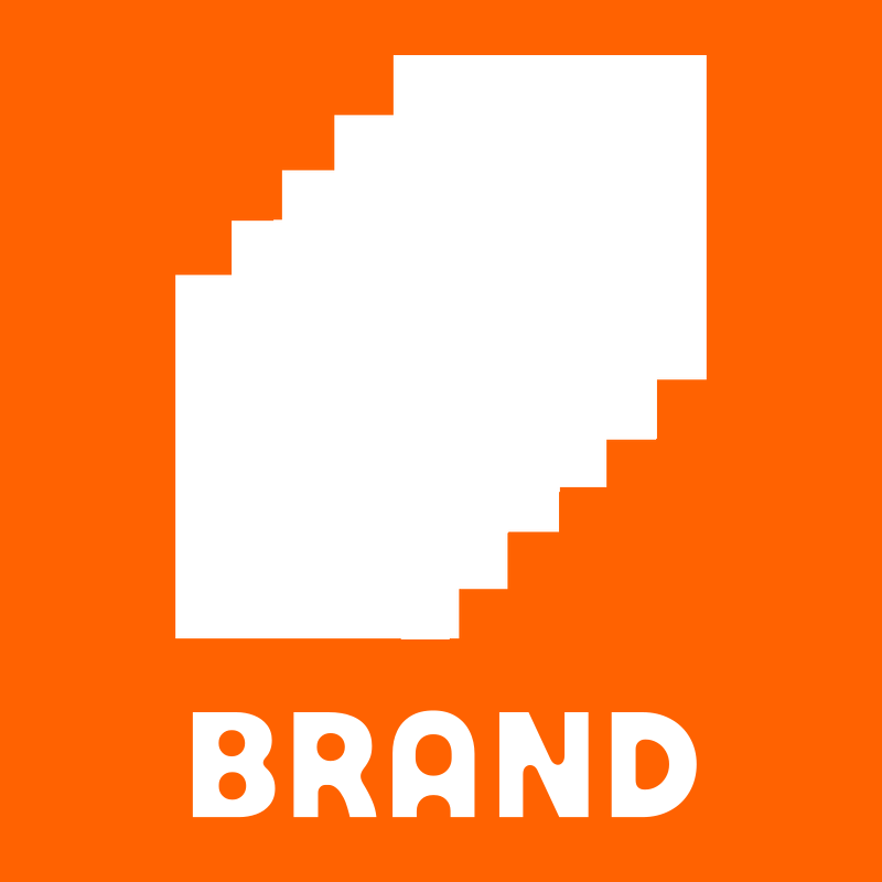 Pixel Stacked Leaf Logo preview