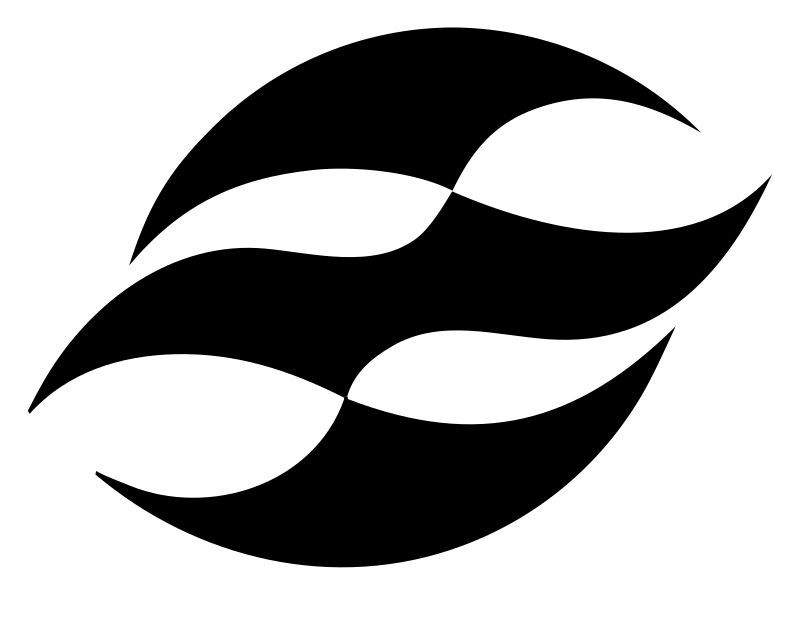 Double Wave Curl Logo