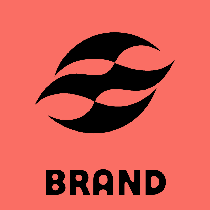 Double Wave Curl Logo preview