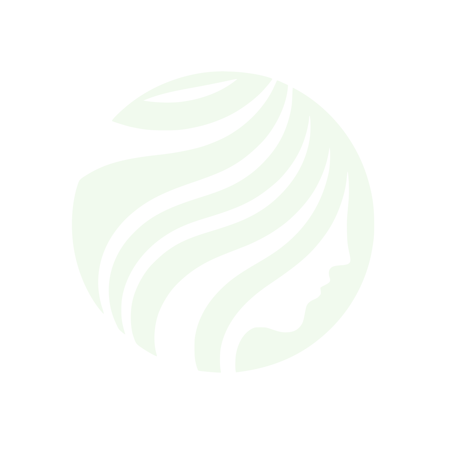 Lines World Beauty Logo #F1FAEE