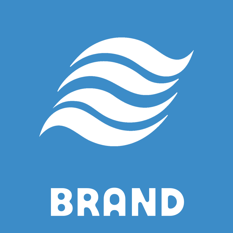 Stacked Wave Bands Logo preview
