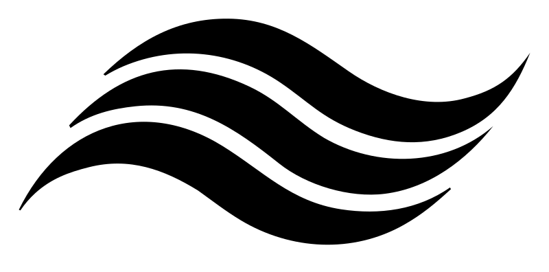 Triple Wave Swoosh Logo