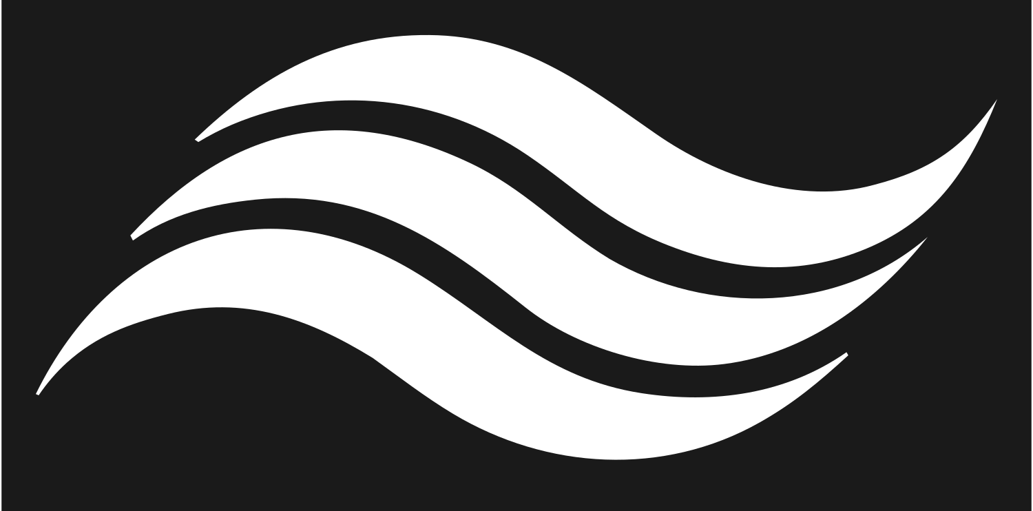 Triple Wave Swoosh Logo #1a1a1a/#ffffff